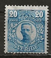 Suède N° 67 Sans Gomme  (1910) - Neufs