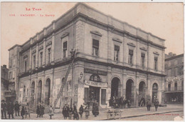 CPA - MAZAMET - La Mairie. Magasin Au Gagne-Petit Et Réparateur Des Fils électriques Sur échelle - Mazamet