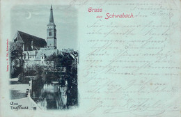 Gruß Aus Schwabach - Am Ausfluss  AKS 1899 - Tirschenreuth