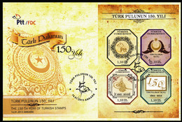 Turkey, Türkei - 2013 - 150th Year Of Turkish Stamps /// First Day Cover & FDC - Covers & Documents