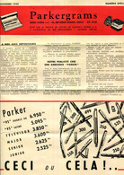 75.PARIS.PARKERGRAMS.AGENCE PARKER S.A. 64 RUE PIERRE CHARRON.PROSPECTUS 4 PAGES 1949 - Druck & Papierwaren