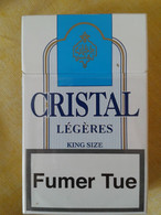 CRISTAL Légère King Size - Boite Tabac Vide - Tunisie - Schnupftabakdosen (leer)