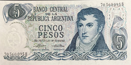 Argentina 5 Pesos , P-294 (1974) - UNC - Argentine