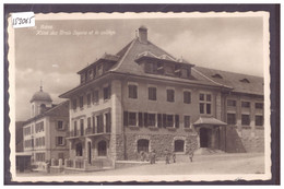 DISTRICT D'AUBONNE - BIERE - HOTEL DES TROIS SAPINS ET COLLEGE - TB - Bière