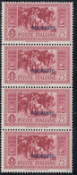 1932 Giuseppe Garibaldi 4 Val. Sass. 22 MNH** Cv 280 - Egée (Scarpanto)