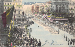 BELGIQUE - 75ème Anniversaire De L'indépendance - Défilé Des Ecoles - Juillet 1905 - Bruxelles - Carte Postale Ancienne - Other & Unclassified