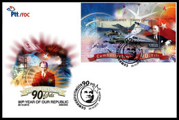 Turkey, Türkei - 2013 - 90th Year Of Our Republic /// First Day Cover & FDC - Storia Postale