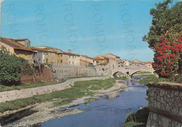 CARTOLINA  PRATO,TOSCANA-PONTE DEL MERCATALE SUL BISENZIO-MEMORIA,CULTURA,RELIGIONE,BELLA ITALIA,VIAGGIATA 1975 - Prato