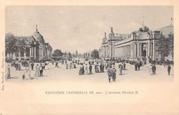 BELGIQUE - Exposition Universelle De 1900 - L'avenue Nicolas II - Editeur Baschet - Carte Postale Ancienne - Other & Unclassified