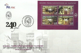 Turkey, Türkei - 2013 - 240th Anniversary Of Istanbul Technical University /// First Day Cover & FDC - Brieven En Documenten