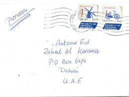 NETHERLANDS - 2023, STAMPS COVER TO DUBAI. - Lettres & Documents