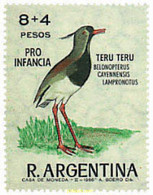 697283 HINGED ARGENTINA 1966 PRO INFANCIA. AVES - Gebruikt