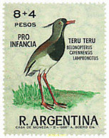 697283 HINGED ARGENTINA 1966 PRO INFANCIA. AVES - Oblitérés