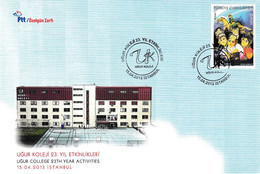 Turkey, Türkei - 2013 - Uğur College 23th Year Activities /// First Day Cover & FDC - Storia Postale