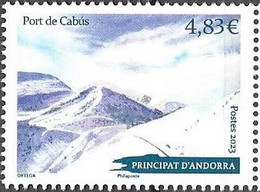 FRENCH ANDORRA,2023, MNH,MOUNTAINS, PORT CABÚS, 1v - Autres & Non Classés