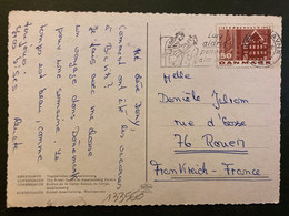 CP Pour La FRANCE TP KOBENHAVN 50 OBL.MEC.2 SEP 1967 KOBENHAVN 35 - Storia Postale