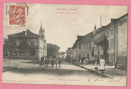 DOM192  CPA  GRANGES-sur-VOLOGNE  (Vosges)  Hôtel De Ville - Quincaillerie Ferblanterie  -  Animation  ++++++ - Granges Sur Vologne