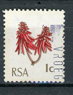 AFRIQUE DU SUD : FLORE - N° Yvert 323B Obli.  (CADRE DE PHOSPHO) - Used Stamps