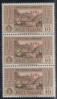 1932 Giuseppe Garibaldi 3 Val. Sass. 17 MNH** Cv 210 - Ägäis (Simi)