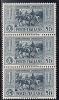 1932 Giuseppe Garibaldi 3 Val. Sass. 20 MNH** Cv 420 - Egeo (Simi)