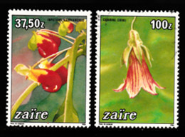 Tp De 1984 - Flore - Fleurs Du Zaïre - Zaïre Flowers - Y&T N° 1167/68 MH * Neuf Avec Charnière - Mint Hinged - Ongebruikt