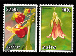 Tp De 1984 - Flore - Fleurs Du Zaïre - Zaïre Flowers - Y&T N° 1167/68 MH * Neuf Avec Charnière - Mint Hinged - Ungebraucht