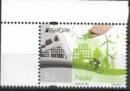 2016 Polen Polska Mi.4831 **MNH Europa: Umweltbewusst Leben - 2016