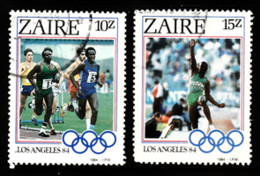 Tp De 1984 - Jeux Olympique De Los Angeles -Athlétisme - Y&T N° 1171/72 Obli (0) Used - Neufs