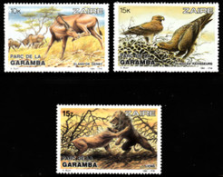 Tp De 1984 - Faune - Annimaux Sauvages Du Parc De La Garamba - Elands De Derby - Aigles - Lions - Y&T 1146/47 & 50 MH * - Unused Stamps