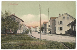 MÜNCHWILEN: Colorierte Dorfpassage 1913 - Münchwilen