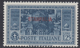 1932 Giuseppe Garibaldi 1 Val. Sass. 23 MNH** Cv 70 - Ägäis (Stampalia)