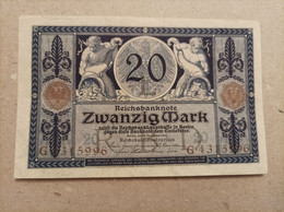 Billete De Alemania De 10 Mark, Año 1918, AUNC - Zu Identifizieren