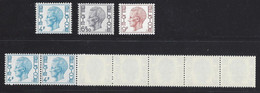 Rolzegels Met Nummer / Rouleaux Avec Numéro			 Behalve R48 Strook Van 12 / Sauf R48 Bande De 12 - Coil Stamps