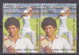 Indien Marke Von 2013 O/used (waagrechtes Paar) (A3-12) - Gebruikt