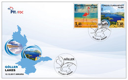 Turkey, Türkei - 2015 - Lakes /// First Day Cover & FDC - Lettres & Documents