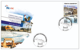 Turkey, Türkei - 2017 - UNESCO World Heritage Site Pamukkale-Hieropolis /// First Day Cover & FDC - Lettres & Documents