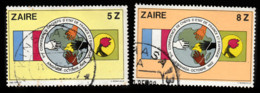 Tp De 1982 - 9e Conférence Des Chefs D'états France - Afique à Kinshasa - Y&T 1096/97 Obli (0) - Used - Used Stamps