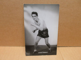 BOXE Boxeur Photographie Format CPA Louis Thierry - Pugilato