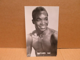 BOXE Boxeur Photographie Harcourt Format CPA BATTLING HAI - Boksen