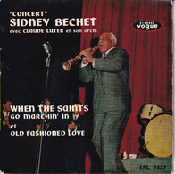 SIDNEY BECHET AVEC CLAUDE LUTER  - FR EP  - WHEN THE SAINTS + 1 - Jazz