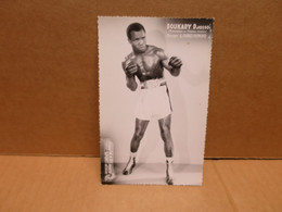 BOXE Boxeur Photographie  Format CPA BOUKARY Djasso - Boxeo