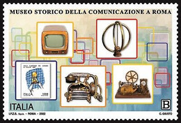 Italie 2022 Communication Historique Musée TV Radiodiffusion Téléphone MNH - Autres & Non Classés