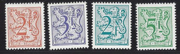 BELGIE -> 1951->1951/1975 Heraldische Leeuw - 1951-1975 Heraldic Lion