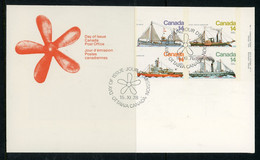 Canada 1978 FDC Ice Vessels - Cartas & Documentos