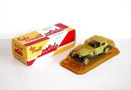 SOLIDO - DELAGE COUPE DE VILLE 1938 - MINIATURE 1/43 VOITURE AUTO MODELE REDUIT - ANCIEN VEHICULE COLLECTION  (2502.96) - Solido