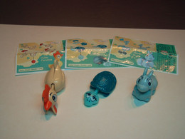 2004 Ferrero - Kinder Surprise - C99, C100 & C101 - Die Drei Von Der Sonnenfarm - Complete Set + 3 BPZ's - Monoblocchi