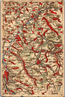 43036 - Deutschland - Landkarte , Glauchau , Zwickau , Lichtenstein , Hohenstein , Waldenburg , L. Beschädigt - Glauchau