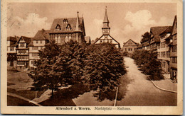 43052 - Deutschland - Allendorf , Werra , Marktplatz , Rathaus - Gelaufen 1924 - Bad Sooden-Allendorf
