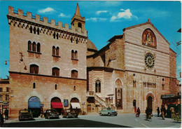 Cartolina Palazzo Delle Canoniche E Facciata Del Duomo Di S. Feliciano - Foligno (Perugia) - Foligno