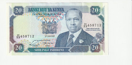 BILLET  KENYA  NEUF  DE 20 SHILLINGS DE 1992 - Kenia